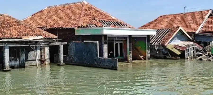 rumah terkena abrasi