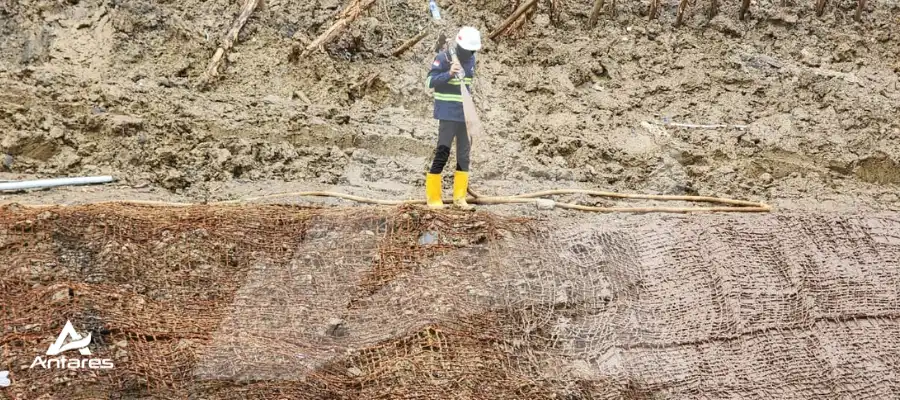 hydroseeding antares Embung