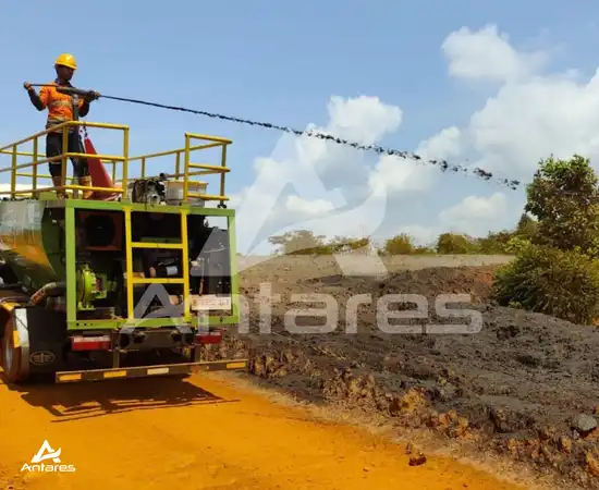 proses bioremediasi semprot